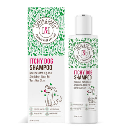 Cooper and Gracie Dead Sea Itchy Dog Shampoo – 300Ml | Soothes Irritation & Supports Skin Hygiene Grooming Products Calming
