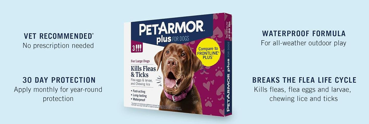 PetArmor Plus 30-day waterproof protection