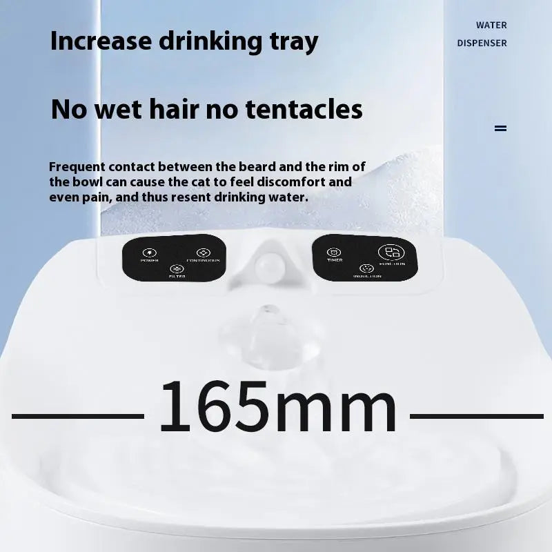Wireless Sensor Smart Pet Water Fountain, Automatic Pet Water Dispenser, Pet Drinking Fountain, Pet Feeding Supplies for Dogs & Cats