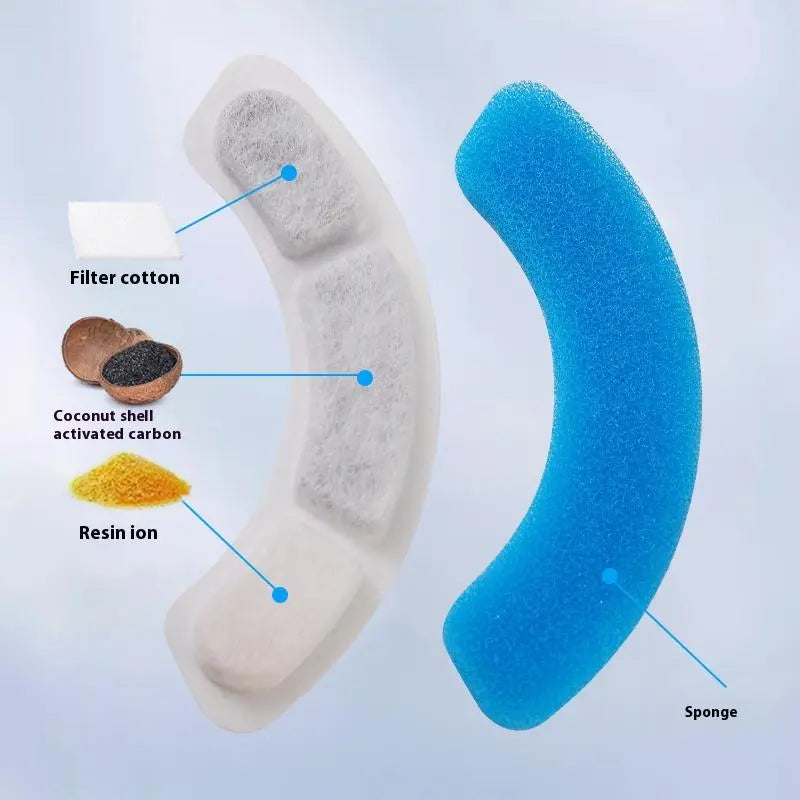 4-layer filter of the pet water fountain