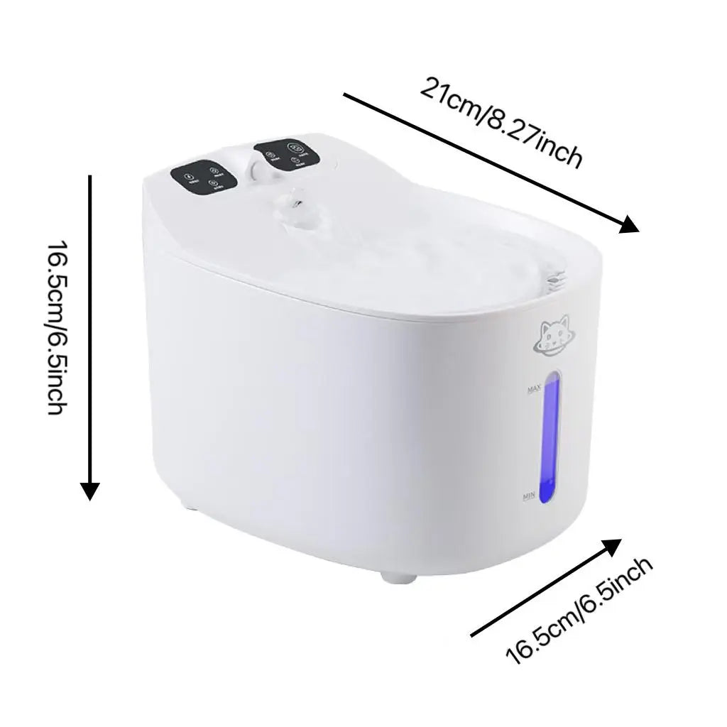 Pet water fountain dimensions