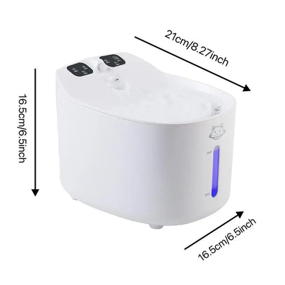 Pet water fountain dimensions