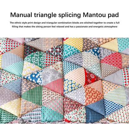 Triangle patchwork design of the pet sofa mat