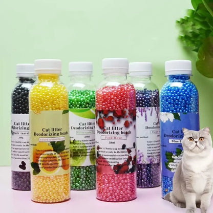 Cat Litter Deodorant Beads, 1 Count Pet Litter Odor Remover, Pet Litter Deodorant, Pet Supplies for Home Use, Pet Accessories, Kittens