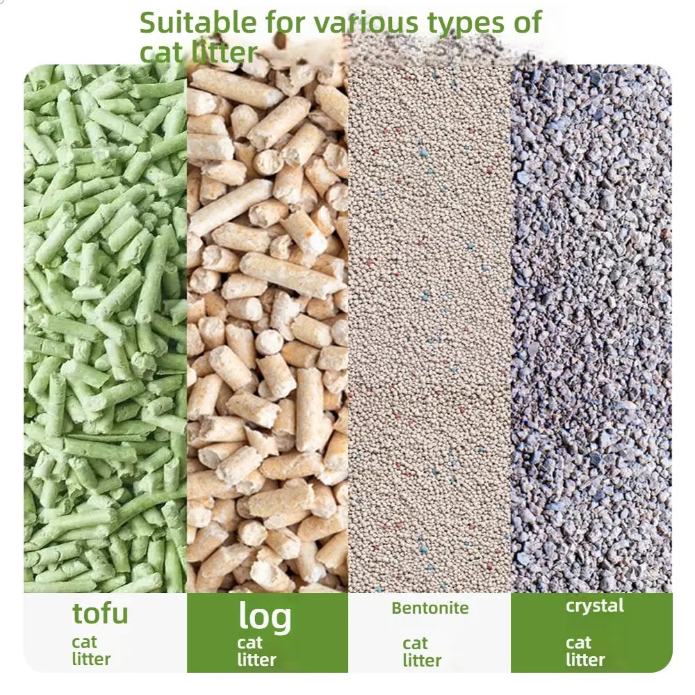 Litter deodorizer beads work with tofu, pine, bentonite and crystal litter