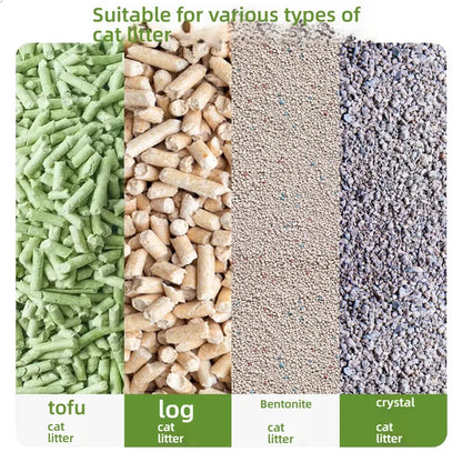 Litter deodorizer beads work with tofu, pine, bentonite and crystal litter